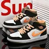 Venta Directa de Fábrica Putian Zapatos Deportivos de Caña Alta para Hombre Aj Guo Ailun Air Force One Aj1 Zapatos para Mujer Blanco y Negro Panda