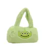 Bolso de Mano de Peluche Pequeño Estilo Japonés Ins de Dibujos Animados para Mujer, Lindo y Versátil, para Salir y Viajar en Otoño e Invierno