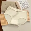 Ropa interior para niñas 2025 Estilo nuevo Grado 7A Algodón puro Cintura media Antibacteriana Para mujer Entrepierna extendida Cómodos Pantalones cortos tipo braga