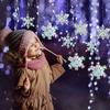 Nueva Decoración Navideña Adornos Colgantes Tridimensionales Invierno Copo de Nieve Fiesta Adornos Colgantes de Techo Accesorios para Diseño de Sitio