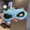 Óculos de Sol Cartoon Legais, Protetor Solar Mecha, Óculos Polarizados Infantis, Óculos de Sol Ultraman para Meninos, Proteção Solar de Silicone, Moderno