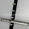 Correa de cuero PU, cordón con hebilla en forma de D, cinturón tejido, hebilla de cerveza, hebilla de metal, cierre de cinturilla, pasada de cordón, accesorios de ropa DIY hechos a mano