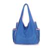 Bolsa de Compras Plegable Poliéster Gran Capacidad Color Sólido Ecológica Bolso Tote Supermercado Portátil Bolsa para la Columna Plegable