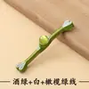 Botones planos hechos a mano con forma de cola de golondrina, estilo chino tradicional Hanfu, ropa de las dinastías Ming y Song, botones decorativos retro
