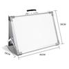 2029 Soporte Plegable Magnético de Doble Cara para Pintar Pizarra Blanca Tablero de Escritura Enseñanza Oficina Escritorio Pizarra Blanca Pequeña Plegable Magnética
