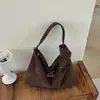 2026 Nuevo Estilo Coreano Casual Simple Nicho Floral Bolso de Lona Gran Capacidad de Moda Versátil Bolso de Hombro Cruzado