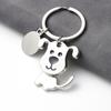 Colgante de Llave de Perrito de Metal, Llave Linda y Móvil, Etiqueta de Regalo Creativa del Año del Perro, Regalo Grabado