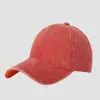 Gorra de Béisbol Lavada Estilo Coreano Vintage para Mujer de Algodón Puro con Logo Personalizado, Sombrero de Sol Retro de Visera Curva, Gorra de Pico de Color Sólido con Letras