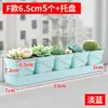 Macetas de Plástico para Cultivar Flores y Verduras, Adecuadas para Uso Doméstico en Balcones Estrechos y Repisas de Ventana, Macetas Rectangulares, Jardineras para Plantar y Cultivar