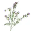 Cielo Estrellado Cósmico Simulada de Rama Alta Flor Simulada Margarita Terciopelo Pequeña Floral Boda Hogar Arreglo Floral Flor Artificial Decorativa
