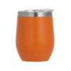 Copo de casca de ovo mini de 12 onças transfronteiriço 304 Aço inoxidável Copo térmico portátil para carro Copo de vinho tinto em forma de U doméstico com logotipo