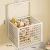 Caja de almacenamiento para cocina para cebolletas, jengibre y ajo; estante multifuncional de pared para jengibre y ajo; cesta para colgar en la pared para guardar especias y condimentos