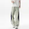Pantalones Deportivos Rayados de Verano 2026 para Hombre, Pantalones Casuales Finos de Seda de Hielo de Secado Rápido, Extra Largos para Personas Altas, Pantalones de Paracaidista Modernos