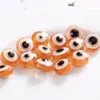 [En stock] resina Ojo del Diablo cuentas sueltas cuentas planas DIY accesorios de joyería de comercio exterior accesorios para abalorios cuentas de ojo 6mm