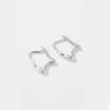 Pendientes de plata de ley S925 con diseño irregular, joyería de moda de alta calidad con diseño de oreja, nuevas explosiones, fabricantes femeninos al por mayor