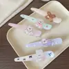 Esencial para el ambiente de primavera y verano de las chicas dulces: Pinza de Pato Cuadros Oso, Pinza para Flequillo Femenina, Pinza Versátil para Cabello Esponjoso