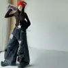 Calça Jeans para Meninas Primavera e Outono 2026 Nova Casual Estilo Coreano Rasgada Perna Larga Calça de Trabalho para Meninas Mais Velhas