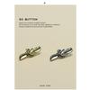 Botón metálico twist Yesen ESSTUDIO fragancia pequeña estilo europeo y americano botón decorativo chaqueta de traje abrigo de cuero hebilla