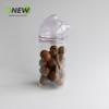 450ml Novo Produto Sun Baby Pote Plástico Boca de Rosca Garrafa Plástica Lanches de Frutas Secas Pet Food Transparente Pote Selado