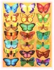 Borboleta Estéreo 3D Preto e Branco 18 Peças Adesivo de Parede Borboleta Simulada Borboleta Decorativa de Quarto