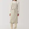 Delantal Cruzado para Comercio Exterior Estilo Japonés y Coreano que Cubre la Cadera para Jardinería y Cocina, Estilo Nórdico, Moda Minimalista Japonesa, Ropa de Trabajo Unisex