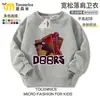 Sudadera con cuello redondo Escape from the Gate Figura de Roblox Unisex Ropa de forro polar para niños Primavera, Otoño e Invierno