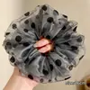 Goma de pelo grande estilo coreano para mujer, alta elasticidad, banda elástica para el pelo duradera, accesorio para el pelo de encaje de alta gama, venta al por mayor