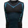 Chaleco Deportivo para Hombre Secado Rápido Transpirable Absorbe la Humedad Absorbe el Sudor Fitness Running Entrenamiento Ajustado Sin Mangas de Seda de Leche