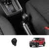 Adecuado para 25 modelos de Suzuki Jimny Nomade, cubierta de palanca de cambios 4x4 de cuero, modificación interior del Jimny