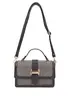 Outono 2025 Novo Estilo Elegante Design de Moda Ombro Único Transversal Retrô Chique Cor Sólida Simples Moda Tendência Bolsa de Ombro