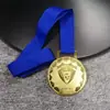 Medalla Personalización Creativa Juegos Deportivos Maratón Evento de Carrera Placa Metálica Personalizada Insignia Conmemorativa Chapada en Oro