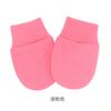 Suministros para Bebés de Primavera y Otoño Guantes Anti-Rayones Faciales para Bebés Manoplas para Manos de Bebés Algodón Spandex Color Sólido Guantes para Recién Nacidos