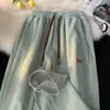 Pantalones de seda de hielo para hombre pantalones casuales de secado rápido pantalones nuevos de verano para hombre pantalones holgados transpirables para hombre pantalones drapeados de pierna ancha niños