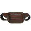 Riñonera Deportiva Multifuncional Popular Transfronteriza Primera Capa Piel de Vaca Color Sólido Bolsa de Caja Registradora Portátil Nueva Bolso de Hombro Cruzado de Pecho