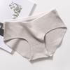 Fábrica de algodão de cintura média cueca de algodão sem costura das mulheres cuecas de uma peça cuecas de cor sólida das mulheres cuecas