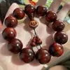 Pulsera de Palo de Rosa 2.0 de Mano de Madera Material Viejo con Alto Aceite y Alta Densidad