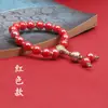 Pulseras Personalizadas de Porcelana Gris Fragante, Exquisitas Pulseras Cerámicas Yongjia para Hombre y Mujer, Pulseras Clásicas de Vidrio Gris Fragante Macaron Multi-Bmw