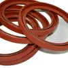 Anillo de Sello para Eje Giratorio, Resistente a Baja Temperatura, Impermeable y a Prueba de Polvo, Caucho de Silicona VMQ, Sello de Eje Rotor de Compresor para Equipo de Refrigeración