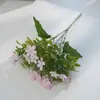 Buquê de Flores Artificiais Pequeno Buquê de Flor de Cerejeira Buquê de Mão para Casamento Decoração de Casa Pequeno Fresco Novo Produto Transfronteiriço Venda Quente