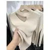 Suéter Feminino Gola Alta Canelado Slim Fit com Design Vazado, Novo Estilo Outono/Inverno 2026 Top Base