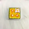 Imanes de Refrigerador de Juguete de Comida de Simulación Creativa Cerdo Lindo Pan de Crema Pastel Postre Decoración del Hogar Hierro Magnético de Resina