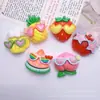 Gafas de Sol Divertidas de Dibujos Animados Fruta Manzana Fresa DIY Funda para Teléfono Móvil Pasador Diadema Flor de Zapato Colgante Joyería Resina Lote