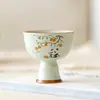 Fabricante Shishi Ruyi Taza de Té de Panda Taza de Té de Cerámica Juego de Té Kung Fu Taza Alta Ceniza de Madera Taza de Maestro Taza Individual
