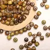 Contas de Barril de Madeira de 8mm Contas de Tambor Contas Pequenas Redondas Cilíndricas Artesanais DIY Pulseira Colar Acessórios de Joias