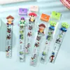 Regla Recta de Silicona de Juguete 15cm Regla Transparente para Niños Linda Papelería de Aprendizaje para Estudiantes de Primaria Pequeño Regalo