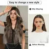 Peruca de renda pequena de alta qualidade para mulheres, cabeça inteira, testa, feita à mão com gancho, cabelo natural longo e cacheado, peruca de onda grande, touca, atacado