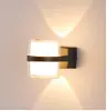 2024 creativa nueva lámpara de pared LED emisora de luz nórdica habitación dormitorio pared de fondo lámpara de pared impermeable exterior venta al por mayor