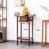 Mesa de Ofrendas, Altar Budista, Santuario Doméstico de Buda, Mesa de Adoración al Dios de la Riqueza, Gabinete Budista, Santuario de Estilo Chino, Gabinete de Santuario, Mesa de Ofrendas, Altar, Mesa para Incienso