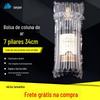 Saco de coluna para vinho tinto 7 colunas 34 de altura coluna de bolhas atacado logística e-commerce expresso anticolisão resistente à pressão imprimível Logotipo em estoque