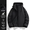 Chaqueta tipo concha de sistema de montaña tres en uno para hombres y mujeres, otoño e invierno, forro polar, cálida, repelente al agua, cortavientos, transpirable, ropa para montañismo y senderismo al aire libre